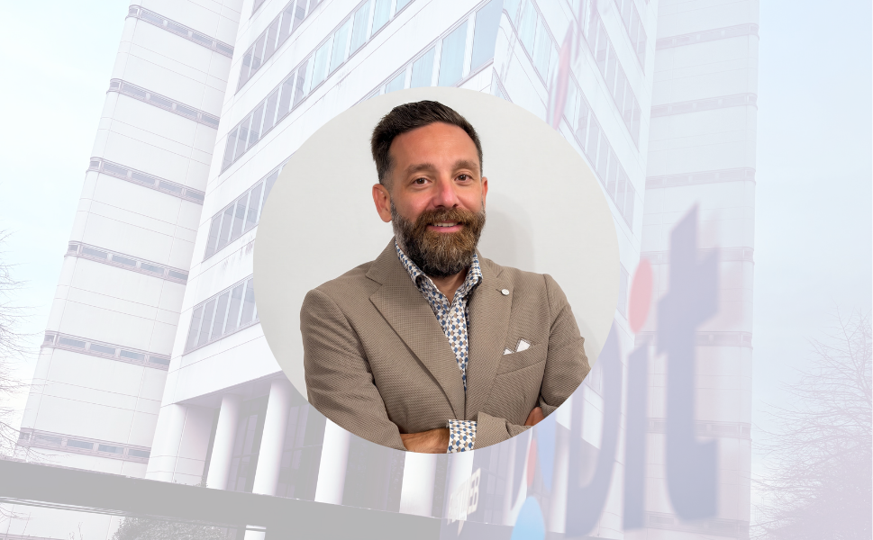 Foto a mezzo busto di Tommaso Pesante, nuovo IT Manager di Dit